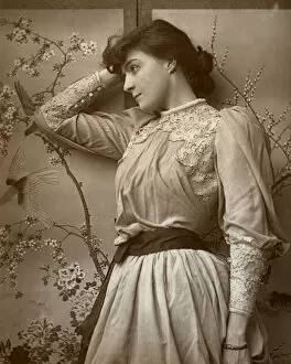 Barraud Gallery: Cora Urquhart Brown-Potter, American actress, 1887. Artist: Ernest Barraud