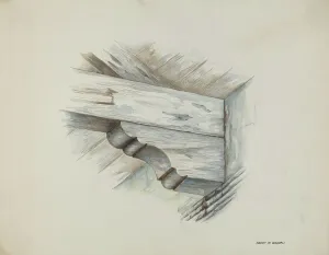 Harry Mann Waddell Prints: Corbel, 1939. Creator: Harry Mann Waddell