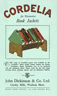 Hodder Stoughton Ltd Collection: Cordelia for Distinctive Book Jackets, 1928. Creator: Unknown