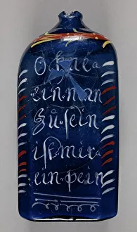 Clark Art Institute Prints: Cordial Bottle, c1775-1810. Creator: Unknown