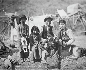 Wives Collection: Cordova natives and dogs, between c1906 and 1915. Creator: Eric A. Hegg