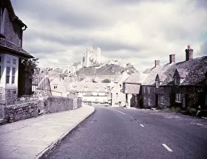 Eleventh Century Prints: Corfe Castle, Dorset, c1955. Creator: Arthur Charles Kirby Ware