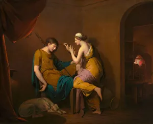 Joseph Wright Prints: The Corinthian Maid, 1782-1784. Creator: Joseph Wright of Derby