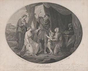 Angelica Kaufmann Collection: Coriolanus: 'The God of Soldiers, to shame invulnerable...'(Shakespeare, Cori