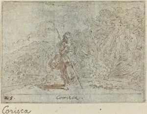 Corisca, 1640. Creator: Johann Wilhelm Baur