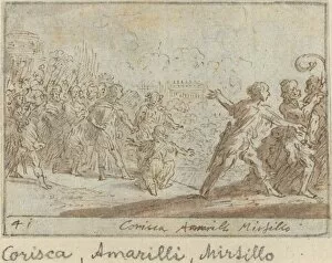 Corisca, Amarilli and Mirtillo, 1640. Creator: Johann Wilhelm Baur