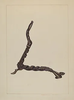 Edward L Loper Prints: Cork Compressor, c. 1938. Creator: Edward L Loper