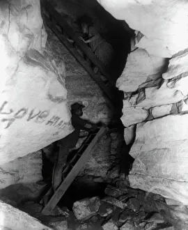 Ladders Prints: The Corkscrew (narrow upward passage)
