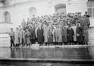 Businessmen Prints: Corn Growers On Steps of House office Building; Stafford of Wisconsin