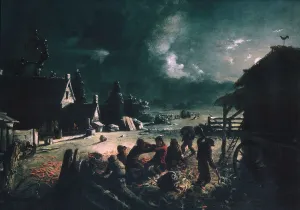 Corn Husking, ca. 1863-64. Creator: David Gilmour Blythe
