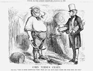 Cask Gallery: Corn versus Chaff, 1860