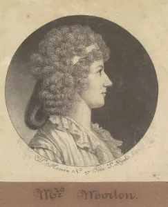 Cornelia Schuyler Morton, 1797-1798. Creator: Charles Balthazar Julien Fé Cornelia Schuyler Morton, 1797-1798. Creator: Charles Balthazar Julien Fé