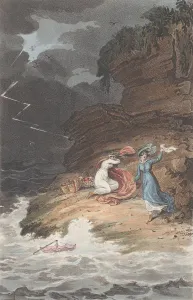 Joseph Constantine Prints: Cornelian Bay, from Poetical Sketches of Scarborough, 1813. 1813