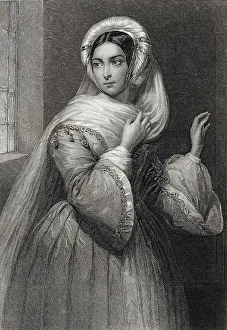 1840 Prints: Cornélie Falcon as Rachel in the Opera La Juive by Fromental Halévy