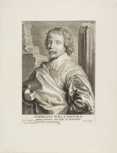 Jode Pieter De Ii Prints: Cornelis van Poelenburch, 1630/45. Creators: Pieter de Jode II, Anthony van Dyck
