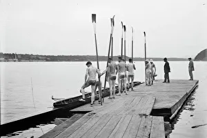 River Hudson Prints: Cornell Varsity, 1911, Po'k'psie, 1911. Creator: Bain News Service