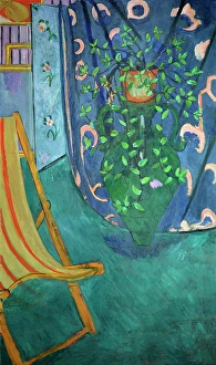 Deck Chair Prints: Corner of the Artist's Studio, 1912