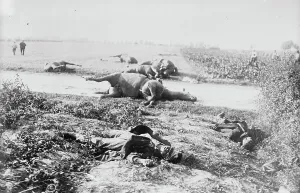 Corner of battlefield, Haelen, 1914. Creator: Bain News Service