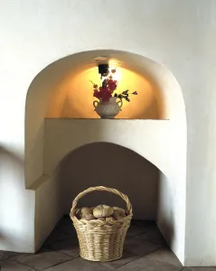 A corner of the birthplace rebuilt as museum of Francisco de Zurbaran (1598-1664) A corner of the birthplace rebuilt as museum of Francisco de Zurbaran (1598-1664)