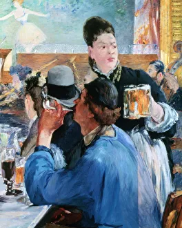 Edouard Prints: Corner of a Cafe Concert, 1878-1880. Artist: Edouard Manet