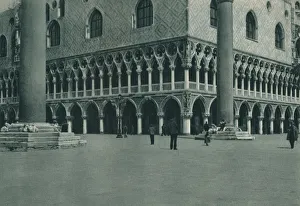 Corner of the Doges Palace on the Piazzetta di San Marco, Venice, Italy, 1927 Corner of the Doges Palace on the Piazzetta di San Marco, Venice, Italy, 1927