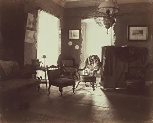 Corner of drawing room, facing south and west, Dom Smith, Vladivostok, Russia, 1899. Creator: Eleanor Lord Pray