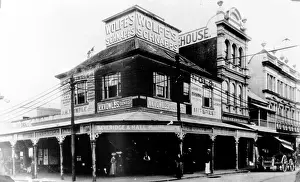 British Colony Prints: Corner George and Queen Streets, c1884. Creator: Unknown