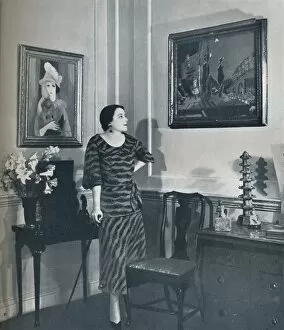 Lord High Chancellor Collection: A corner in the house of Lady Jowitt, 1934