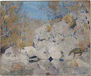 In a corner on the Macintyre, 1895. Artist: Roberts, Tom (1856-1931)