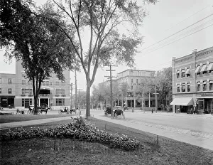 Corner of Main and St. Paul streets, Burlington, Vt. c.between 1910 and 1920. Creator: Unknown