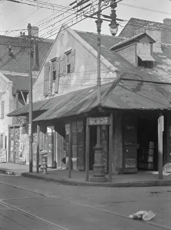 Corner Shop Prints: Corner store in the French Quarter