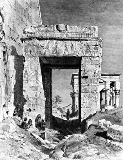 Isis Gallery: A Corner of the Temple Isis, 1881. Artist: Zehrfeld