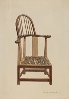 Corner Windsor Chair, c. 1939. Creator: Ernest A Towers Jr