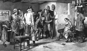 Cornered'; after Frank Dadd, R.I, 1890. Creator: Unknown