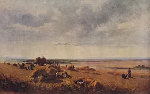Harvest Prints: A Cornfield, 1815, (1938). Artist: Peter de Wint