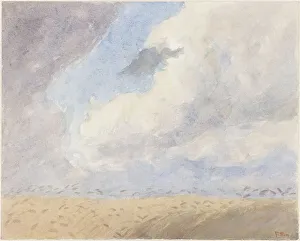 Crops Prints: Cornfield, 1872-1944. Creator: Frans Smissaert