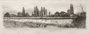 Otto H Bacher American Prints: Cornfield, 1879. Creator: Otto H. Bacher (American, 1856-1909)