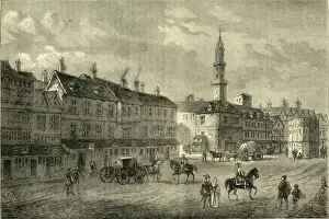 Cornhill in 1630, (c1872). Creator: Unknown