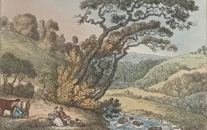 A Cornish View, from Views in Cornwall, 1810. 1810