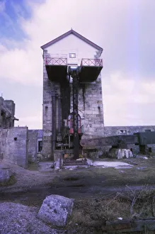 Pumping Engine Prints: Cornwall, Taylors Shaft Engine House, Cambourne, 20th century. Artist: CM Dixon
