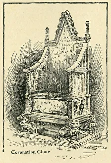 Rev Charles Bullock Prints: Coronation Chair, c1897. Creator: Unknown