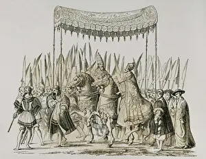 Arriving Prints: Coronation of Charles V, (1500-1558) as Holy Roman Emperor