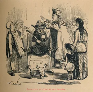 Agnew Co Prints: Coronation of Ethelred the Unready, c1860, (c1860). Artist: John Leech