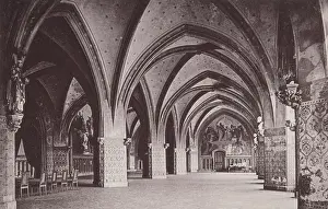 Town Hall Prints: Coronation Hall, Aachen, 1899. Creator: Rommler & Jonas