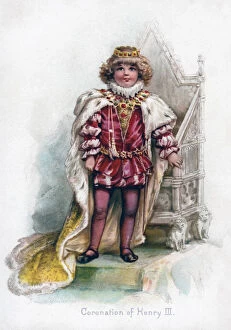 King Henry Iii Gallery: Coronation of Henry III, 1897.Artist: Frances Brundage