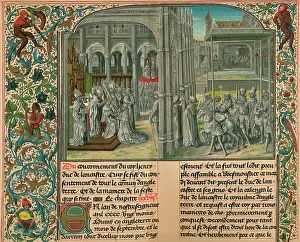 Henry Of Prints: The Coronation of Henry IV. Of England, c1399, (1907). Artist: M Pfauth