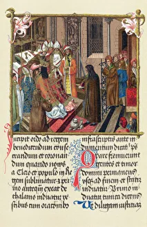 Mitre Prints: Coronation of King Alexander I of Poland by the Archbishop of Gniezno, Krakow, 1501