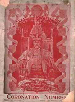King Of Britain Gallery: Coronation of King Edward VII, cover of The Graphic magazine, 13 August 1902