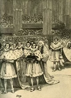 King William Iv Gallery: Coronation of King William IV: the royal procession, Westminster Abbey, London, 1830 (c1890)