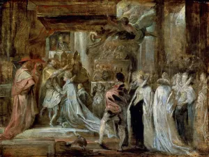 Crowning Prints: The Coronation of Marie de Medici, 1622. Artist: Peter Paul Rubens